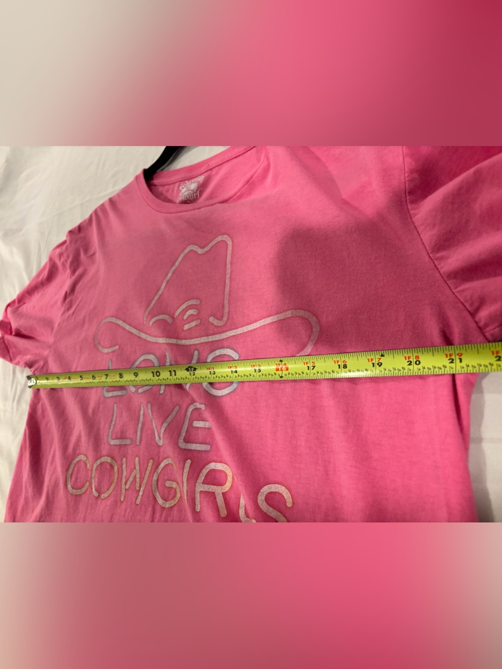 Country Festival Cropped Bohemian Cowgirl Pink Graphic Tee Girl’s Trip Rodeo - Picture 4 of 8
